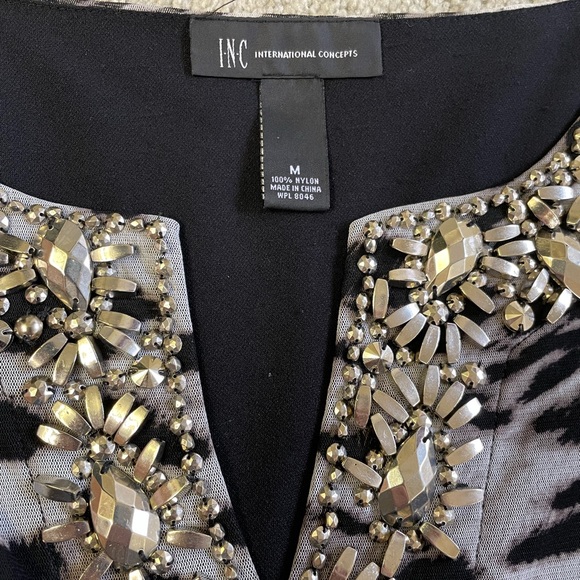 INC Zebra Print Tunic - Picture 9 of 10